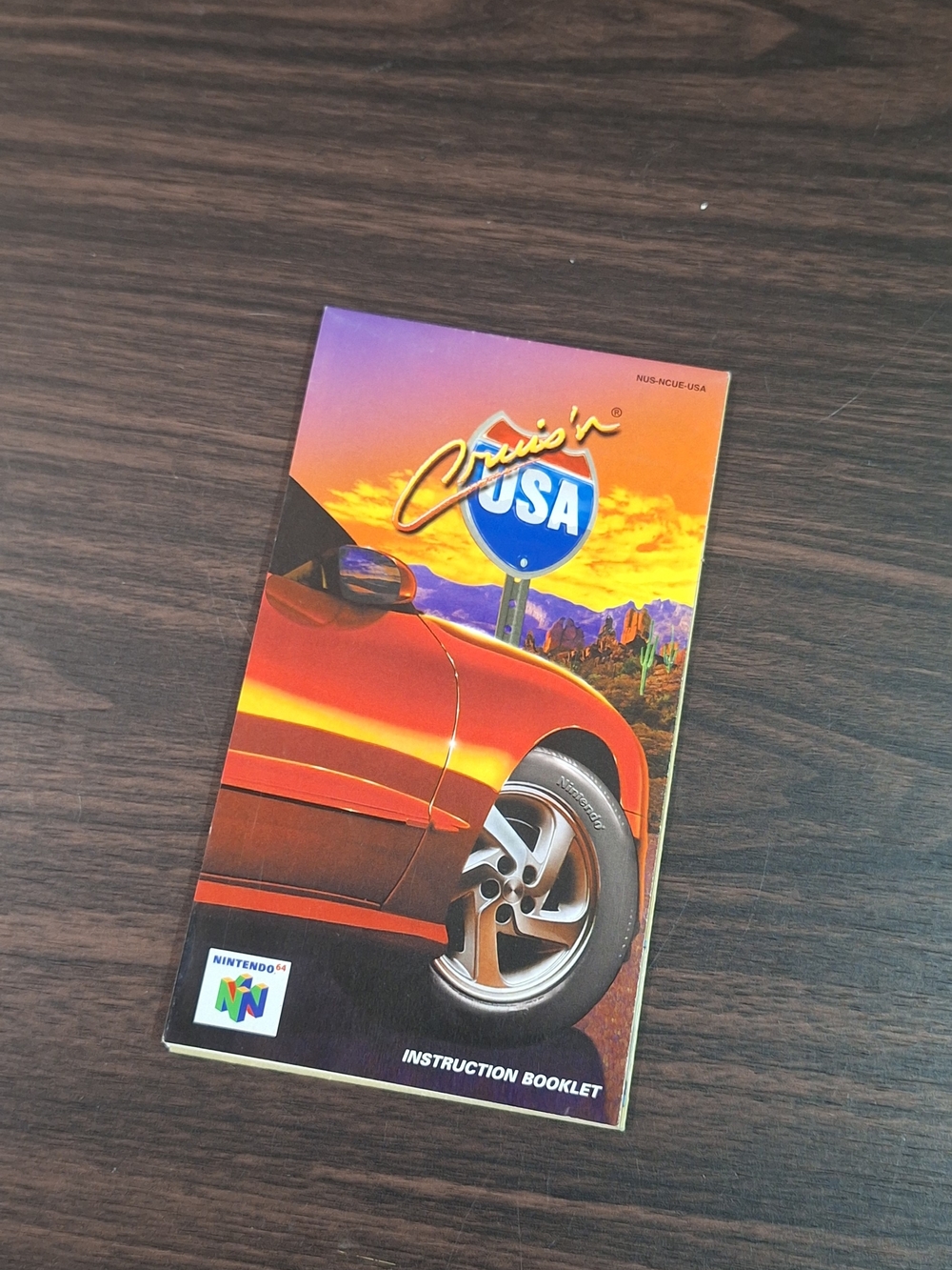 BEST OFFER? Cruis'n USA 64 Instruction Booklet